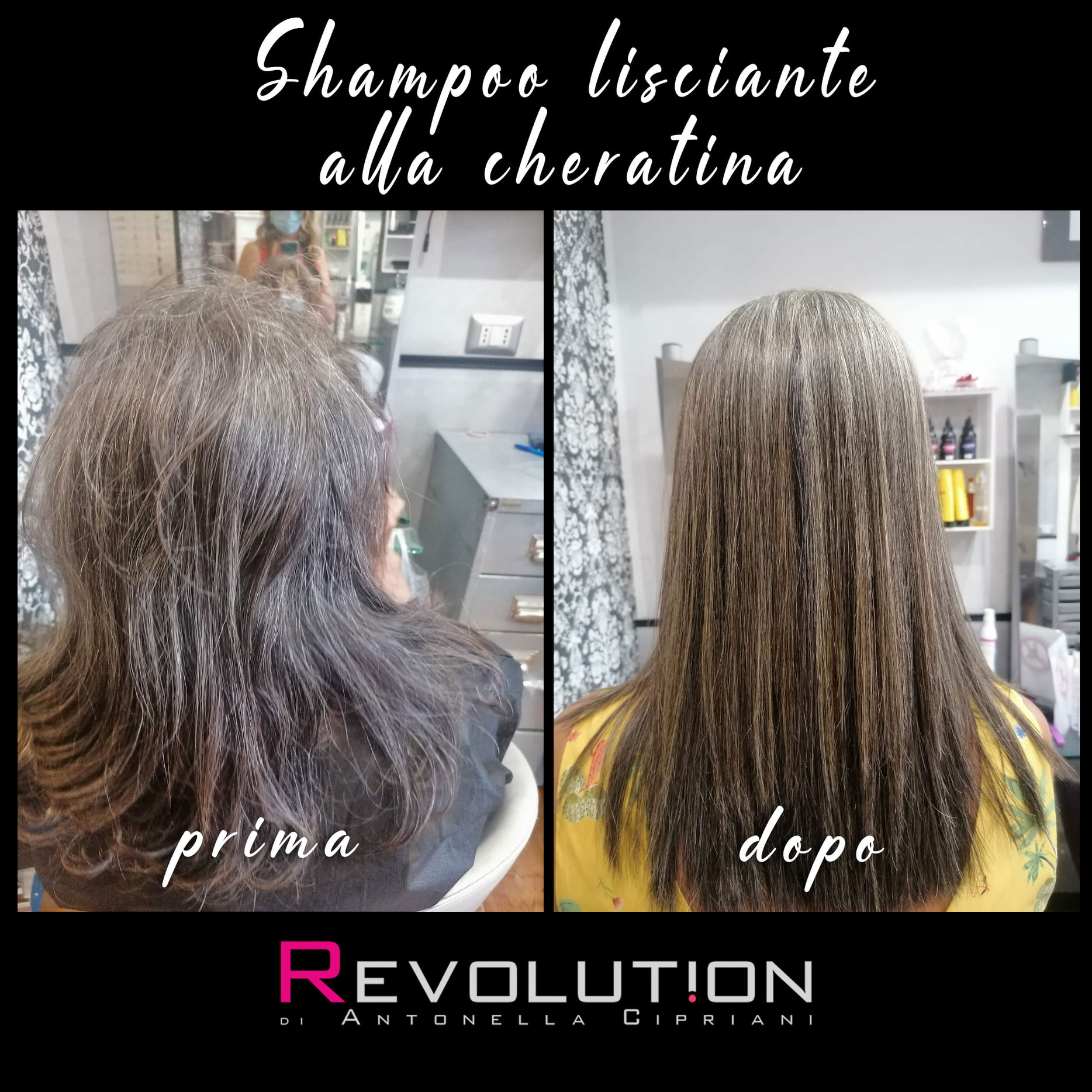 Shampoo lisciante alla cheratina