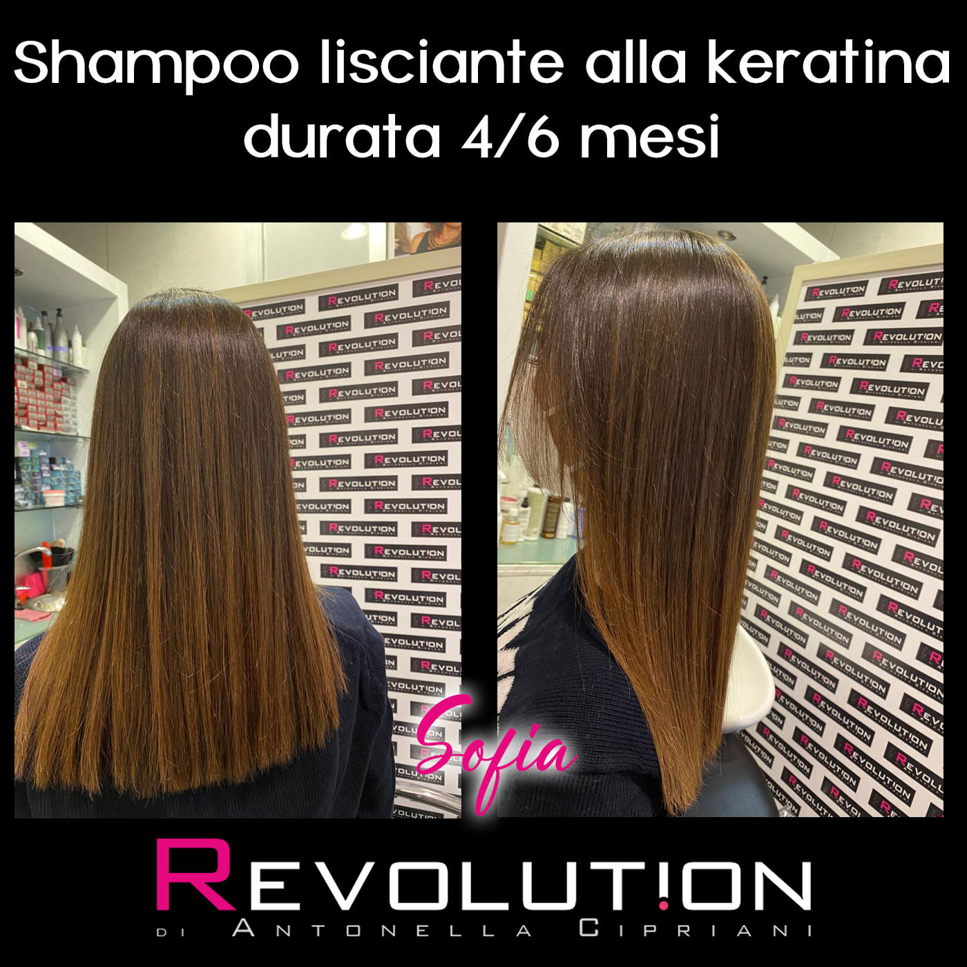 Shampoo lisciante alla keratina durata 4/6 mesi