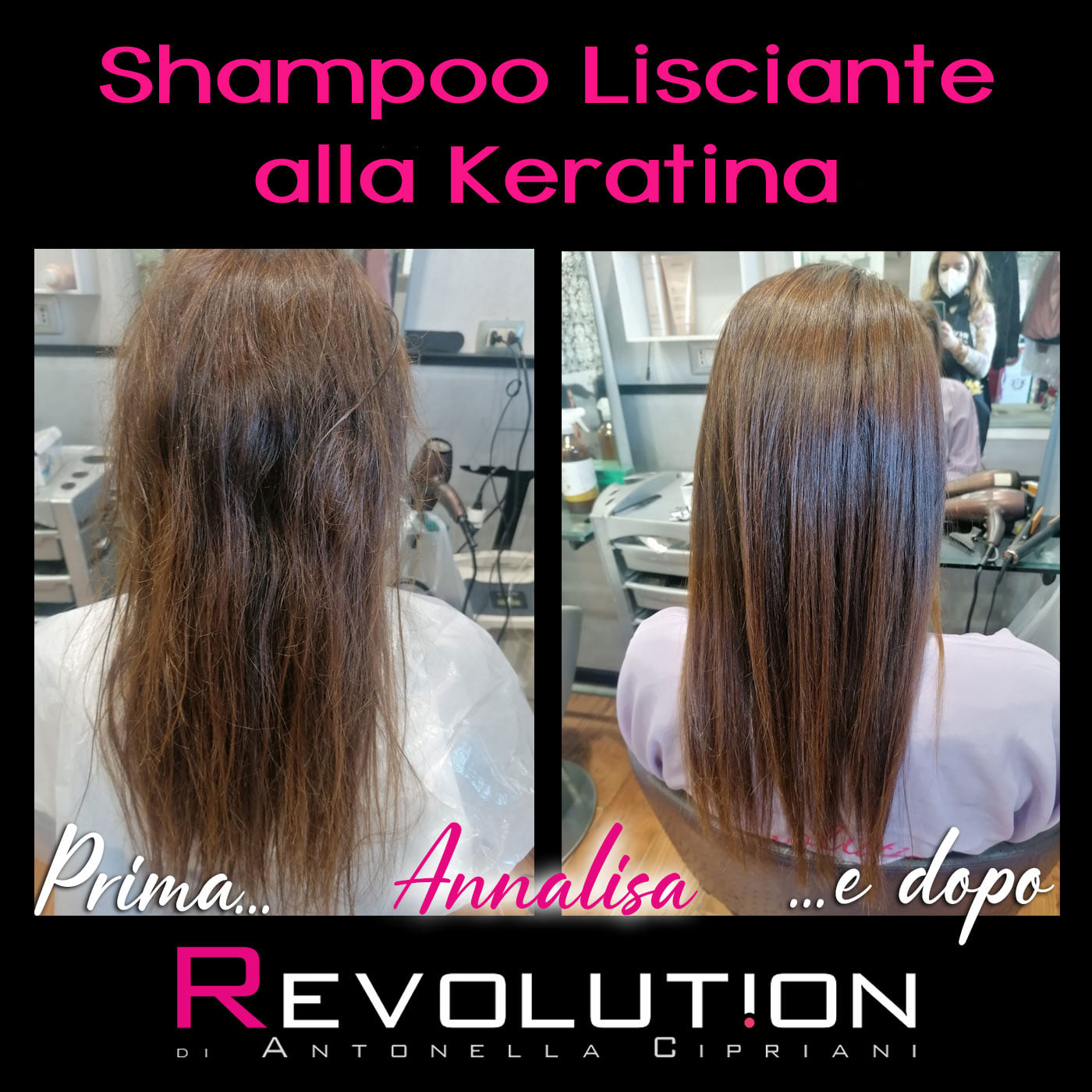 Shampoo lisciante alla Keratina