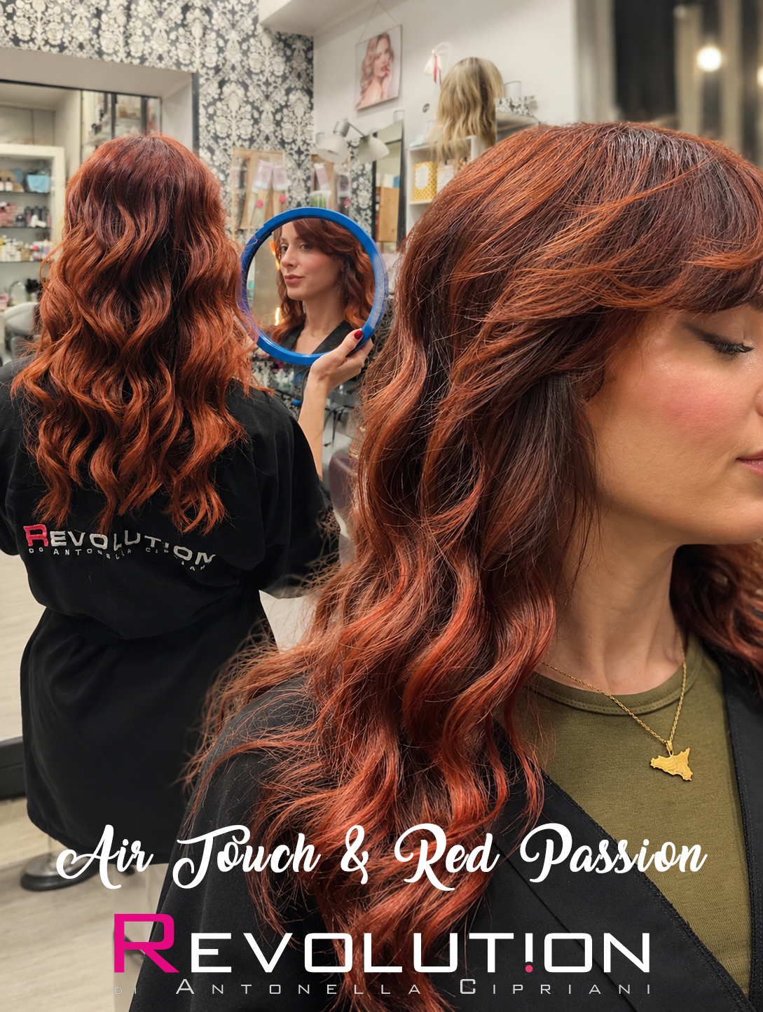 Air touch sfumature rosso